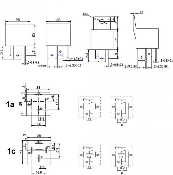 80 amp car relay, 24 volt relay 4 pin metal plate high temperature power relay high voltage dc power relayhigh amp 12v 8