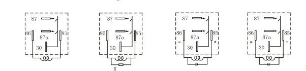 Car SPDT Mini 40 Amp 5 Pin Relay 24 Volt With Brackrest No Led Light 11
